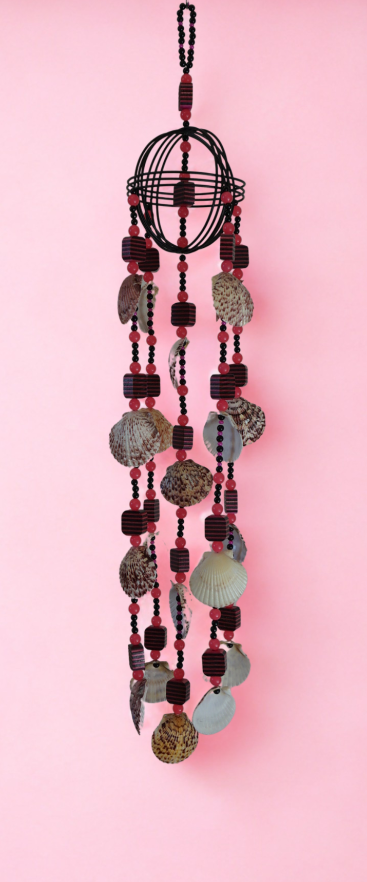 Metal and shell wind chime - Tidal Drifts