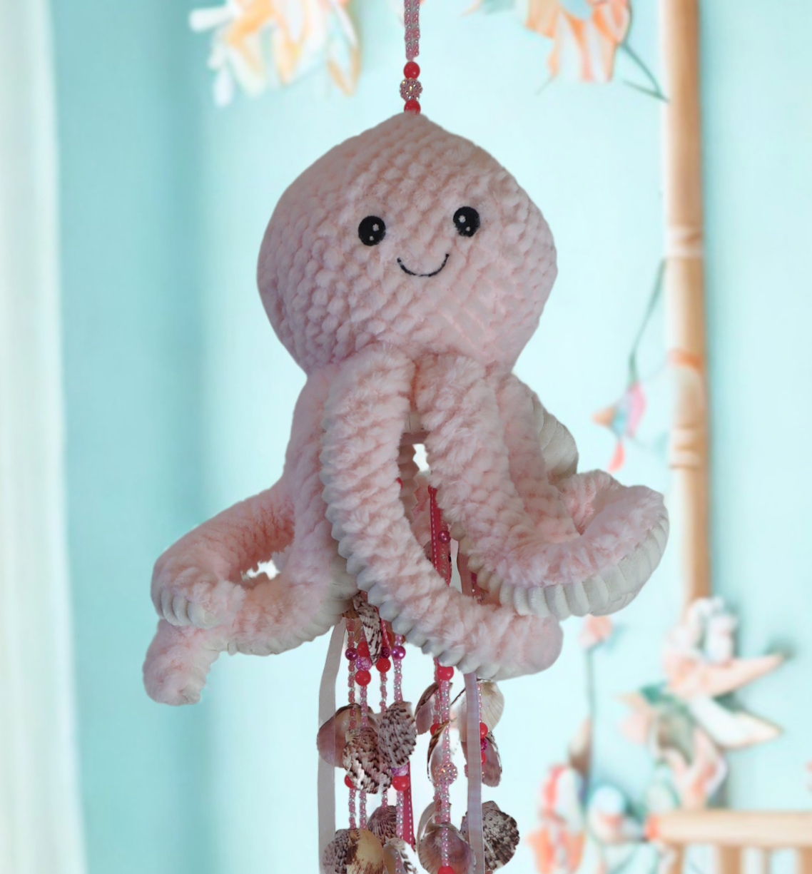 Shell wind chimes and room decorations for kids & fun - Tidal Drifts