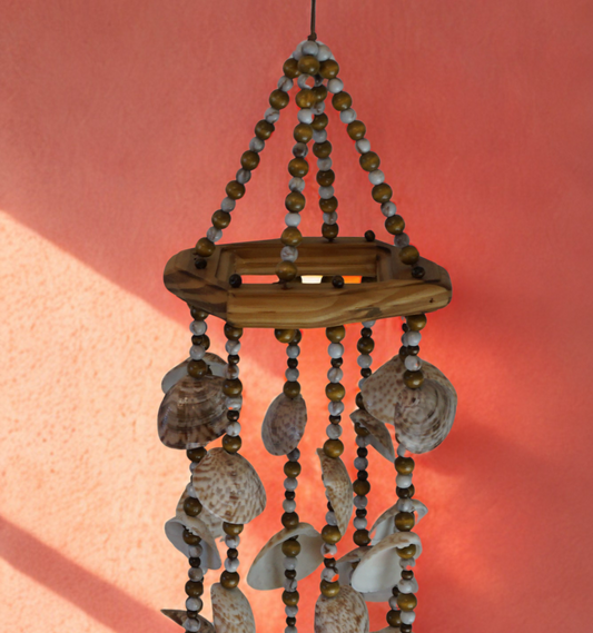 Wind Chime - Wood and Shells